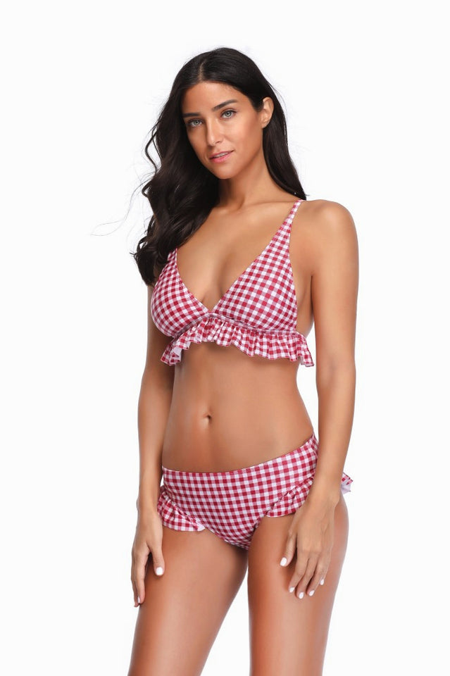 Ruffle Padded Bikini Set