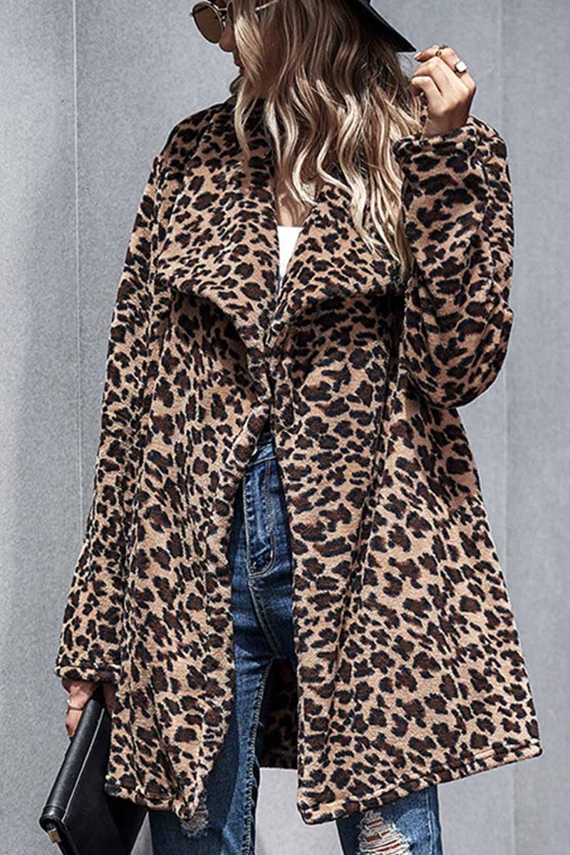 Sexy Leopard Long Coat