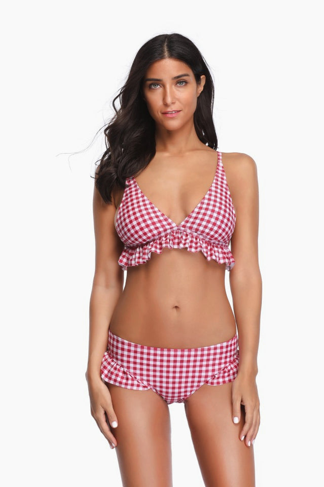 Ruffle Padded Bikini Set