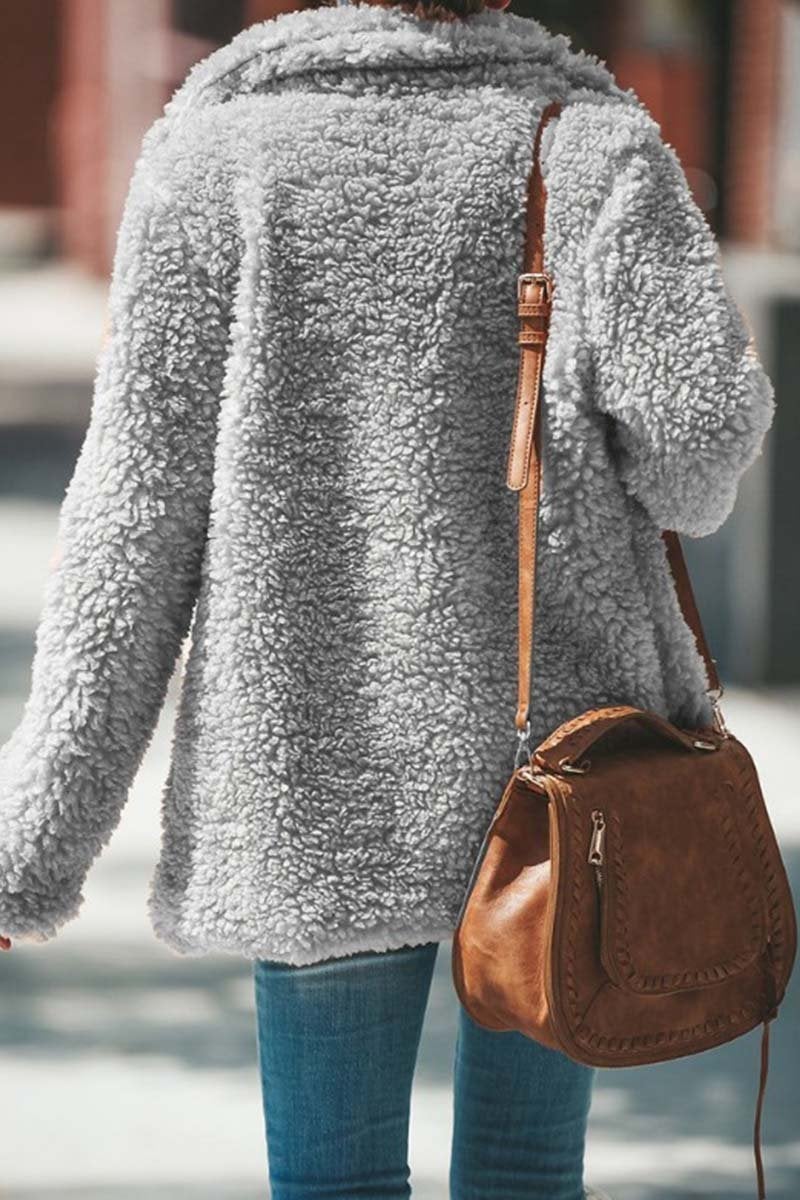 Winter Plush Coat Cardigan