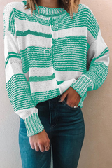 Round Neck Stitching Sweater