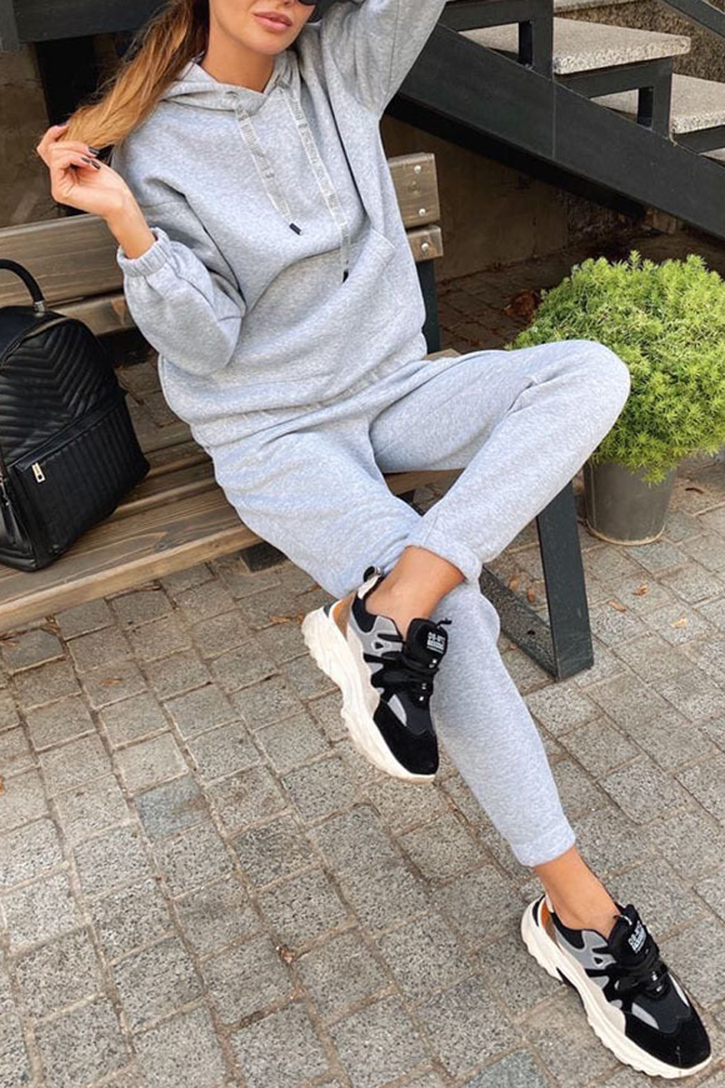 Casual Hoodie Two Piece Sets