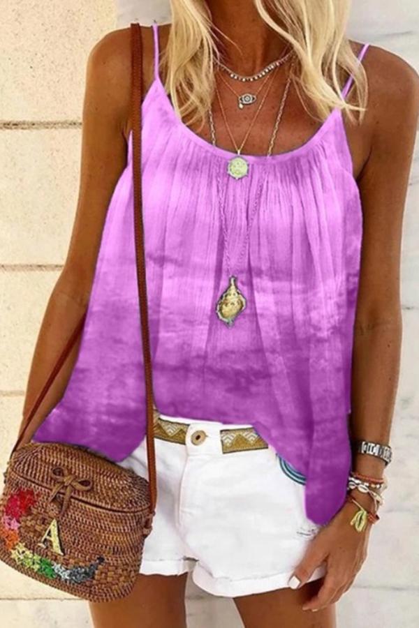 Tie Dye Print Casual Camisole