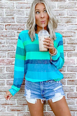 Rainbow Striped Top T-shirt