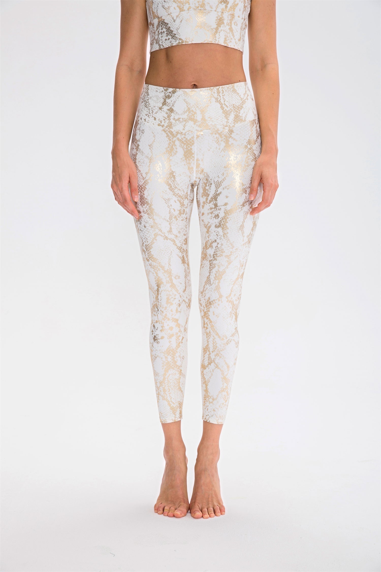 Snake Print High Waisted Leggings