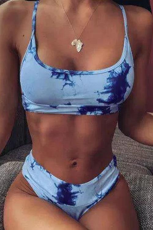 Tie Dye Swimwear Bikini Set