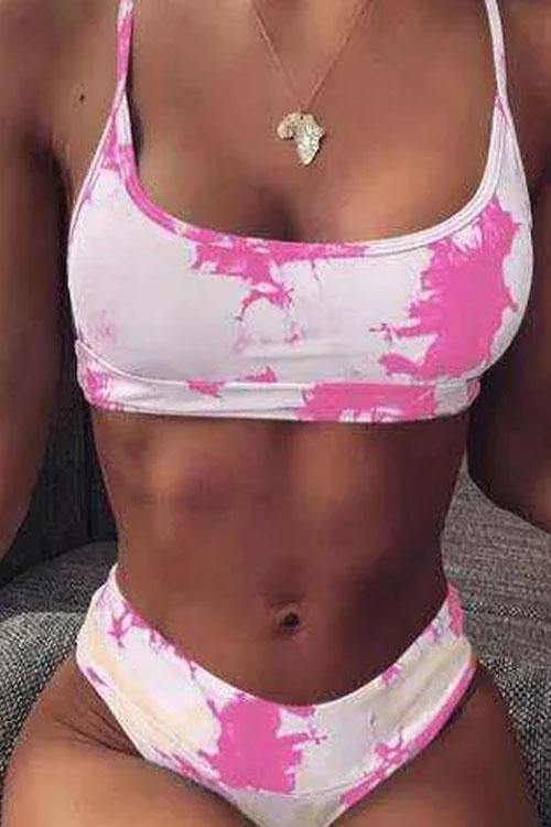 Tie Dye Swimwear Bikini Set