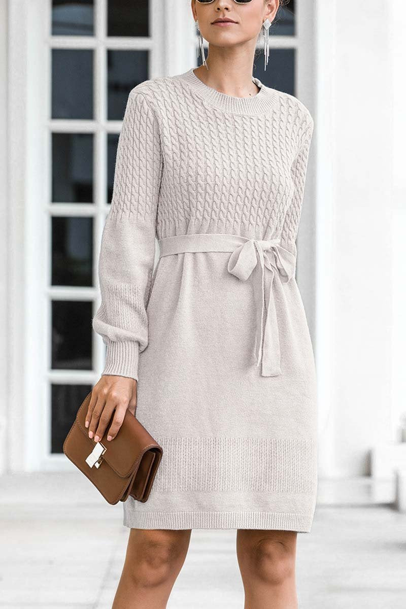 Winter Knit Sweater Dress