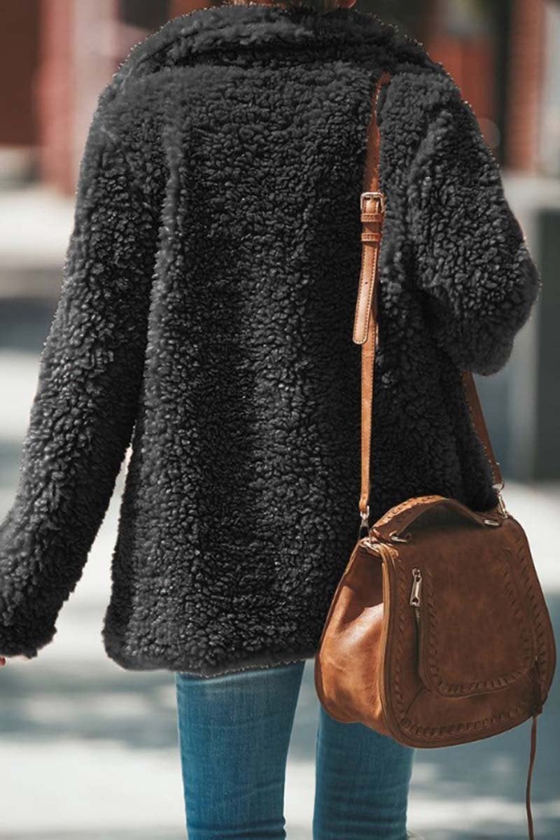 Winter Plush Coat Cardigan