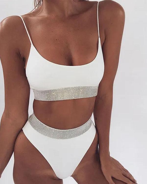 Sequin Edge Bikini Set