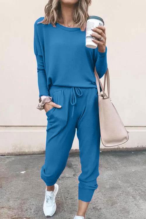 Comfy T-shirt&Pants Two Pieces Set