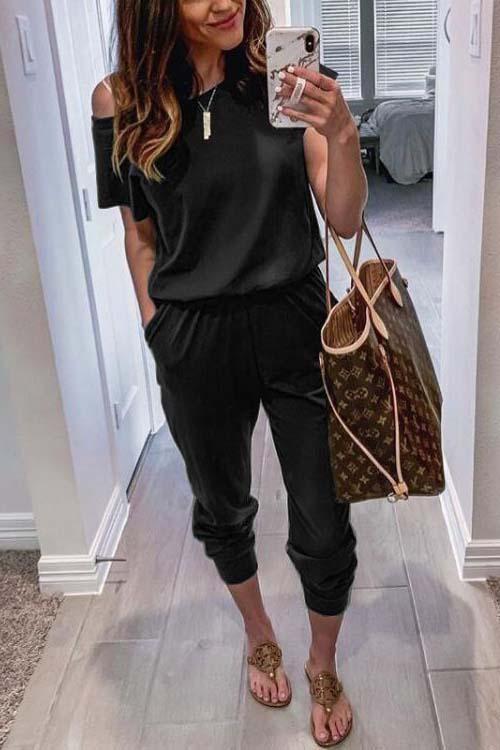 Weekend One Shoulder Jumpsuit