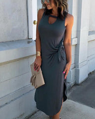 Tank Top Wrap Maxi Dress