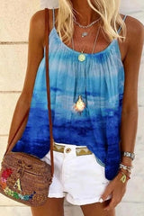 Tie Dye Print Casual Camisole