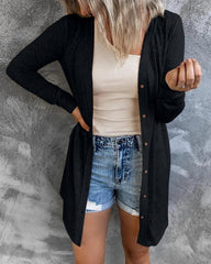Thin Knitting Long Cardigan