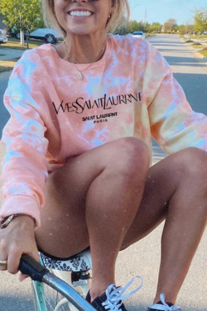 Tie Dye Long Sleeve Sweatshirt