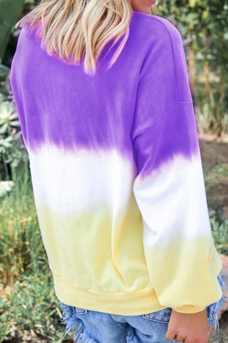 Tie-dye Fashion Color Top(3 Colors)