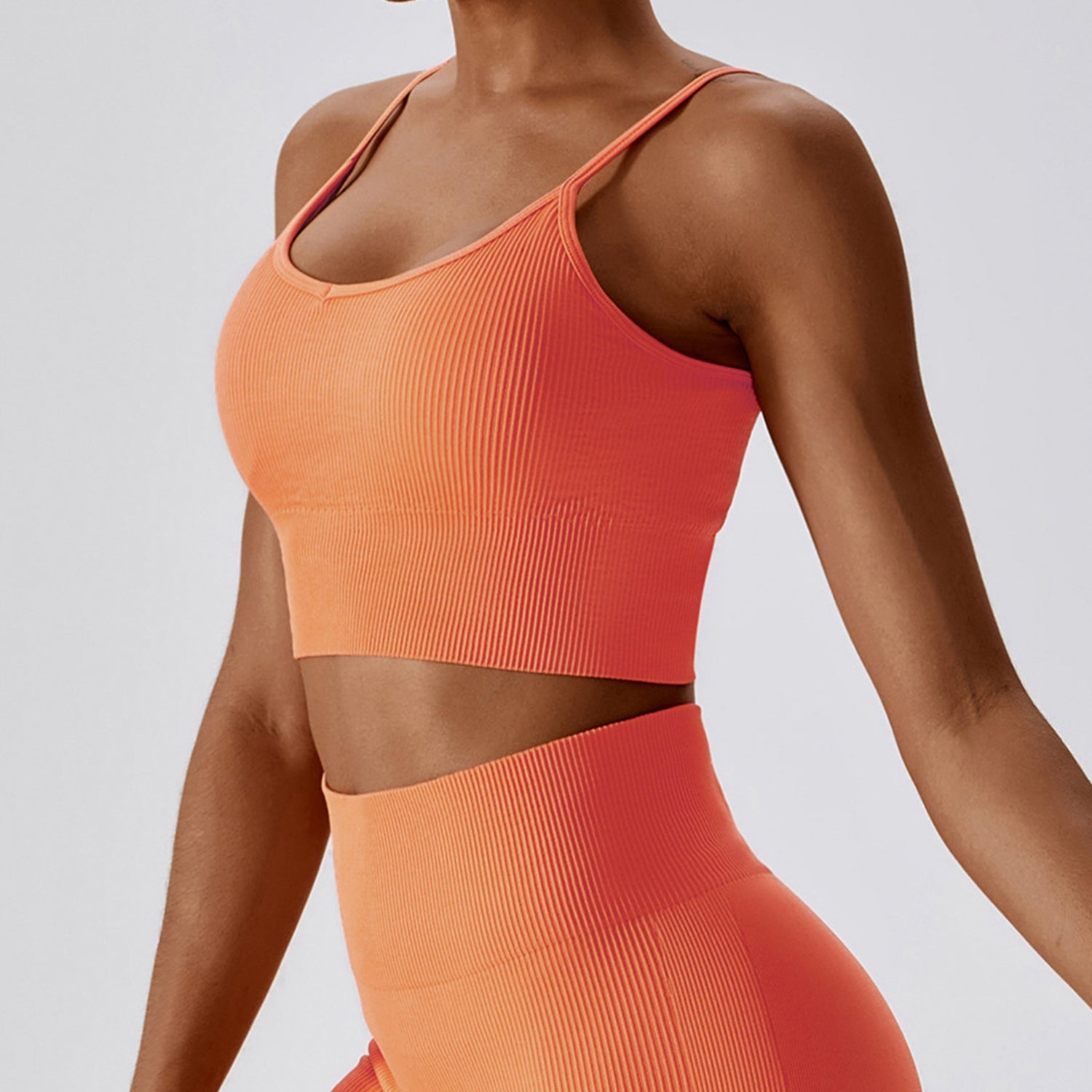 Seamless Workout Tank Top & Shorts Set