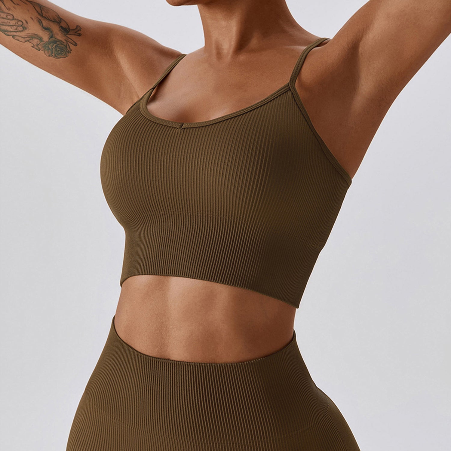 Seamless Workout Tank Top & Shorts Set