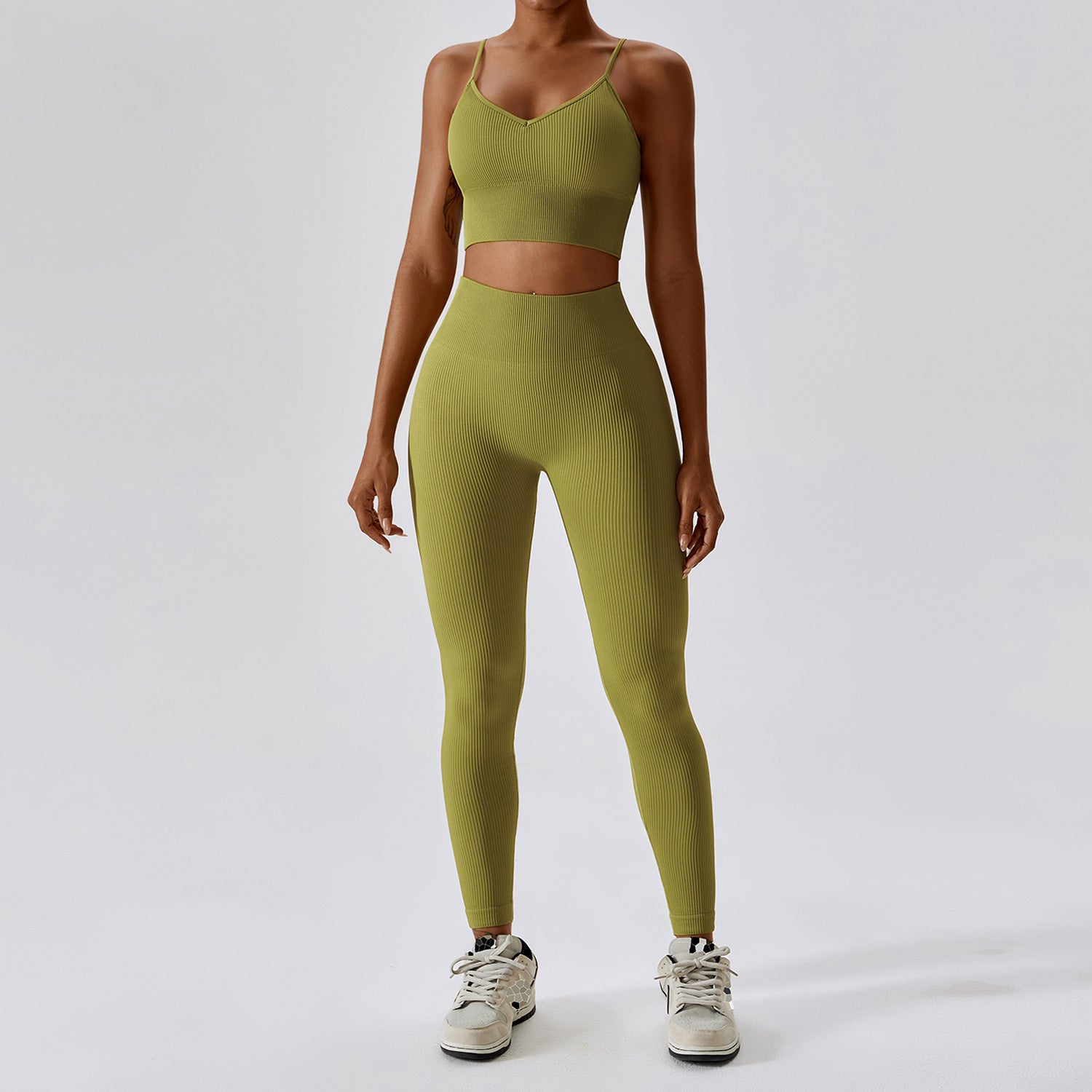 Seamless Workout Tank Top & Leggings Set