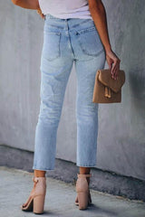 Retro Light Blue Denim Jeans