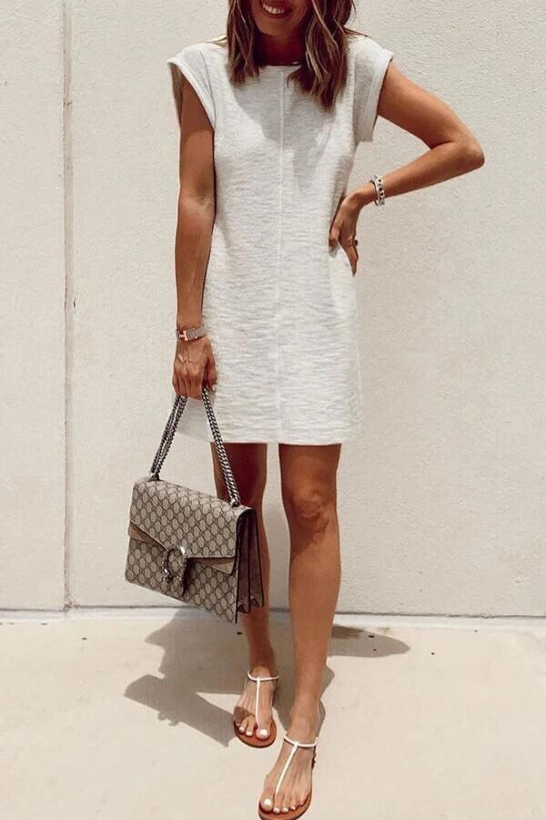 Casual Cute Sleeveless Dress