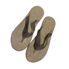 Women Casual Beach Flip Flops Slide Flash Bling Slippers