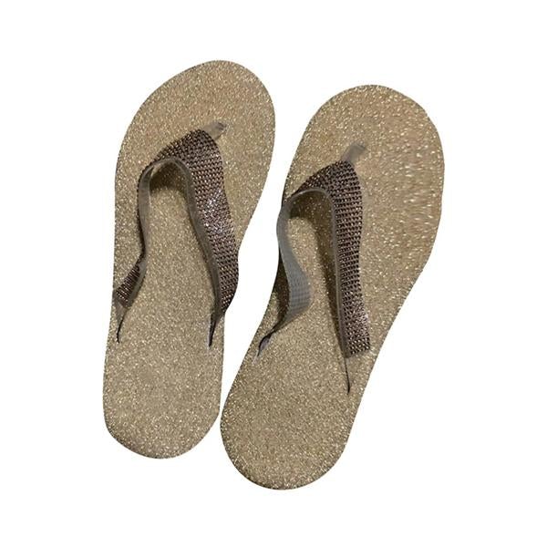 Women Casual Beach Flip Flops Slide Flash Bling Slippers