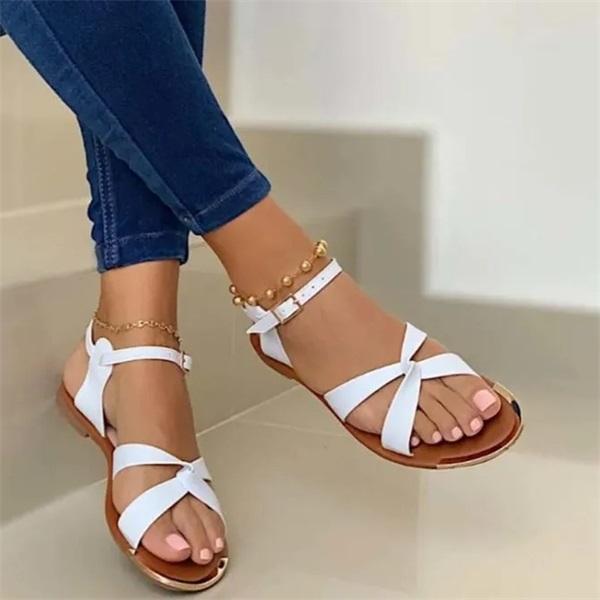 Women Simple Flat Commuter Sandals