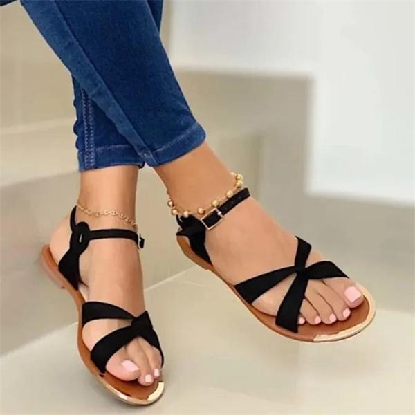 Women Simple Flat Commuter Sandals