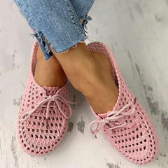 Fashion Hole Lace Soft Bottom Non-slip Slippers