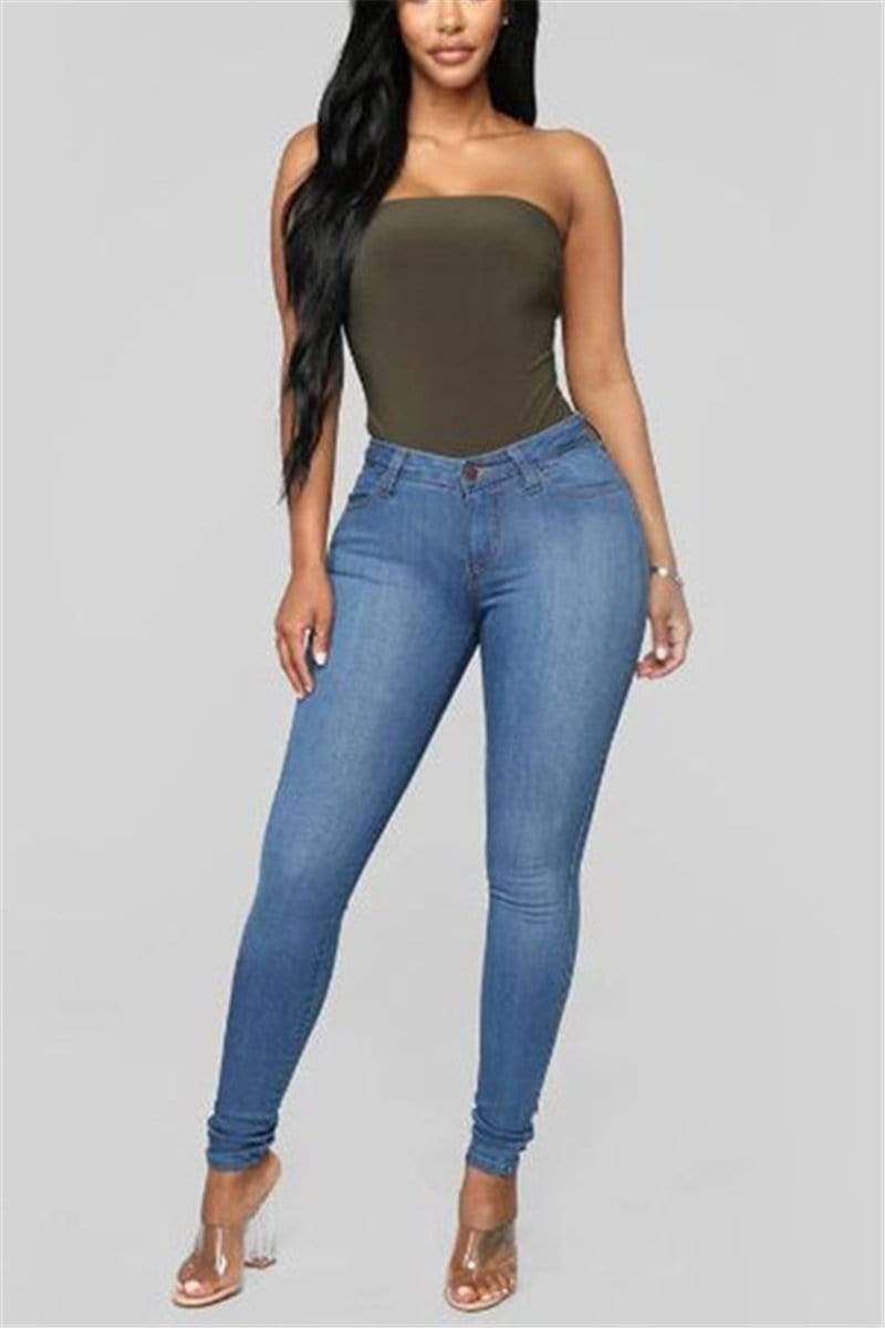 Fashion Slim High Stretch Jeans