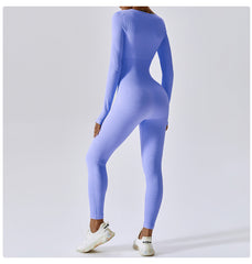 Seamless Long Sleeve Yoga Jumpsuit