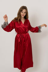 Velouette Robe-Red