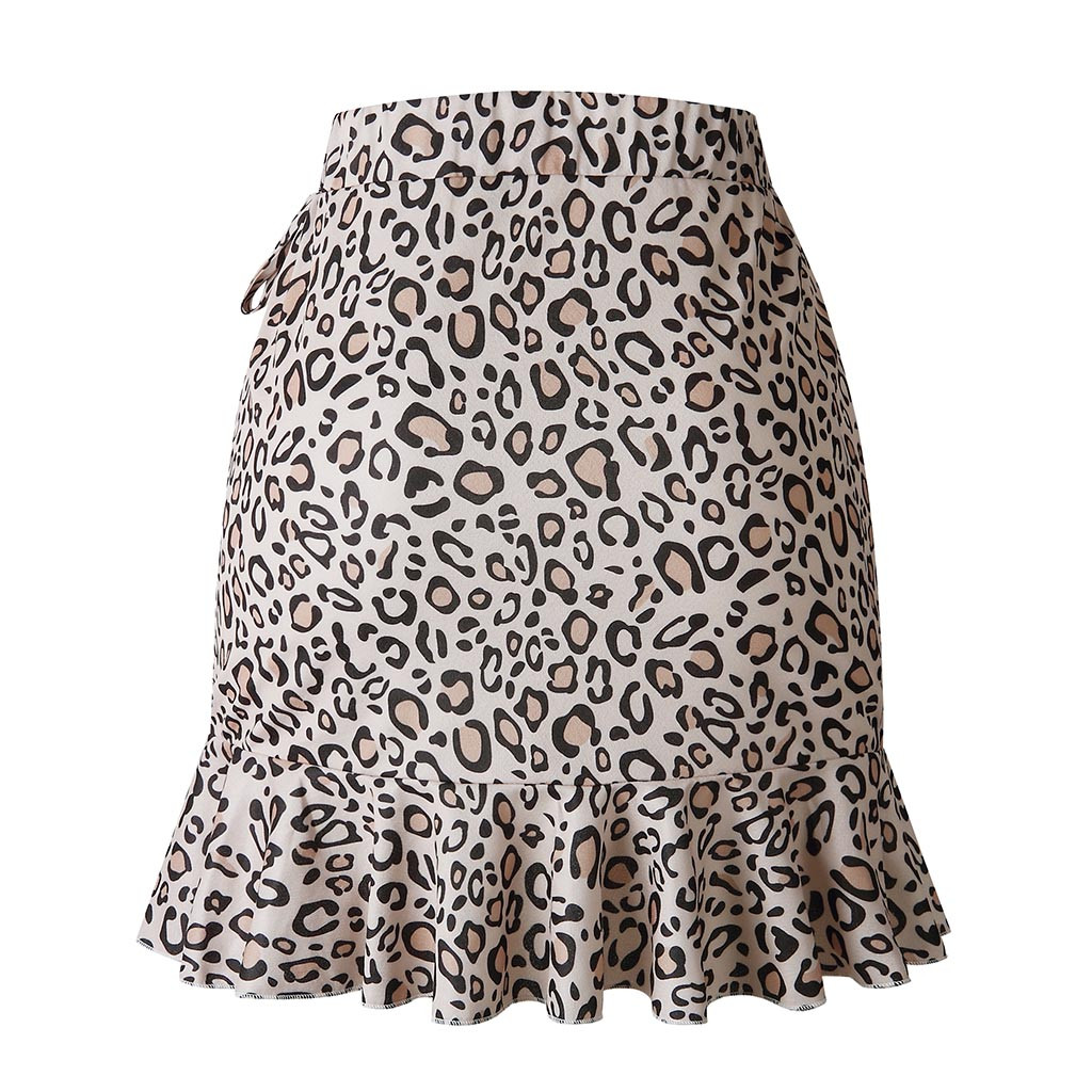 Casual High Waist Short Print Skirt