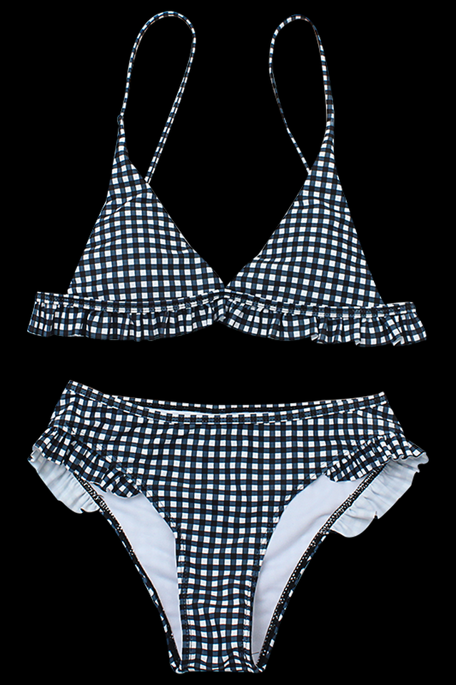 Ruffle Padded Bikini Set