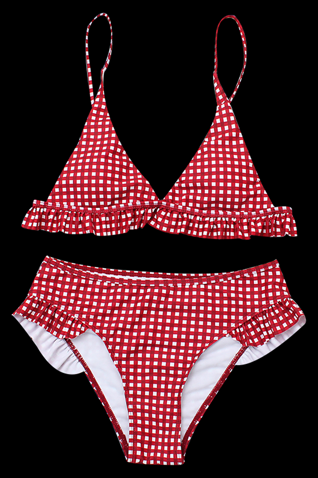 Ruffle Padded Bikini Set