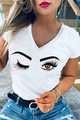 Print Loose Design T-shirt