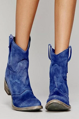 Wild Flat Heel Short Boots