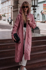 Casual Twist Knitting Cardigan