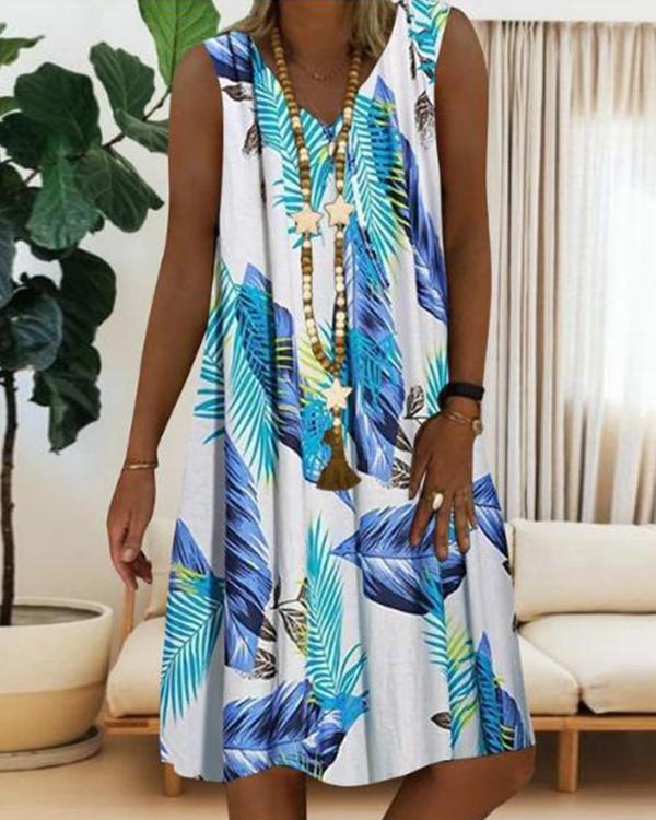 Women's Shift Dress Sleeveless Geometric Summer Casual Elegant Dress