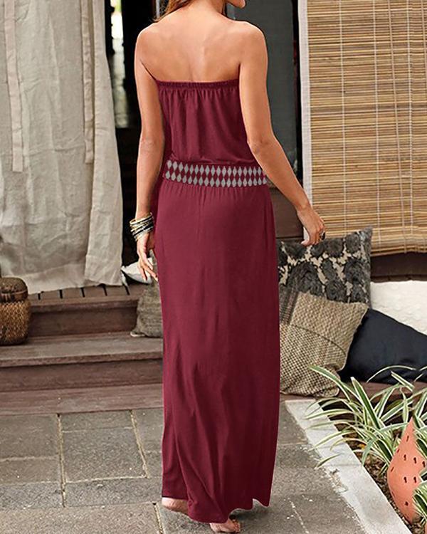 Casual Vintage Bohemia Maxi Dress