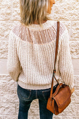 Fashion Lace Patchwork Sweater