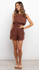 Chocolate Tank Top and Shorts Sets