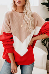 Comfy Loose Stitching Sweater(2 Colors)