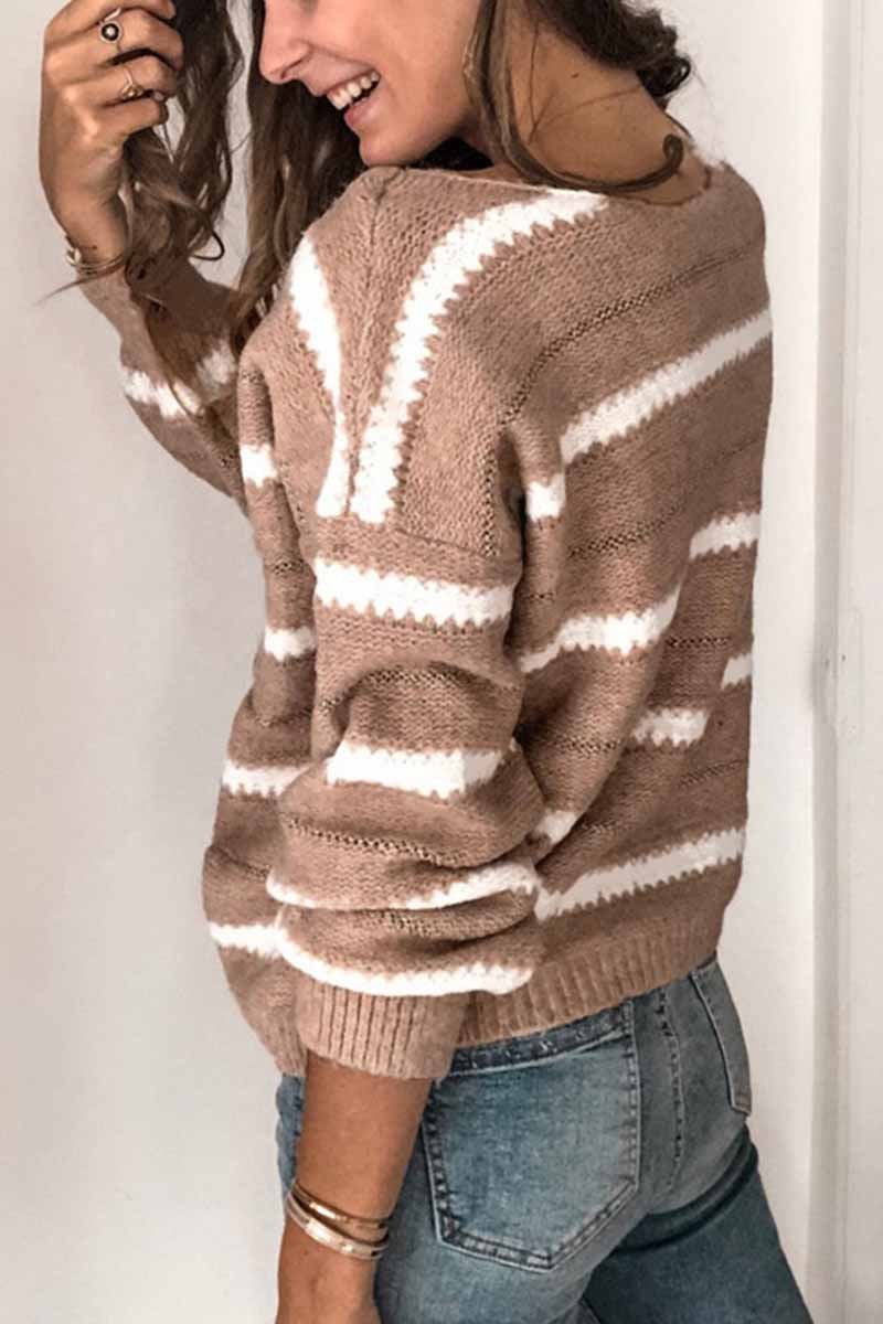 Women's Khaki Knit Cardigan